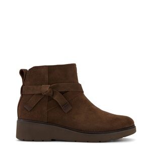 Toms Chocolate Suede Ankle Booties